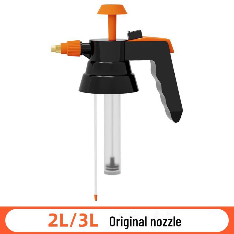 Лейка под давлением объемом 2 л для домашнего хозяйства и сада, пневматический распылитель для дезинфекции.