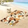 Eevee Print Beach Towel, Large Soft Quick Dry Towel for Beach Camping Swimming