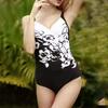 Купальники с принтом One Piece Body Closed Women Plus Size Купальники Push Up Купальный костюм