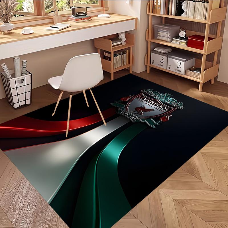 football club.C Print Rug, Washable Floor Carpet, For Entryway Dorm Laundry Room Office Study, Home Decor Birthday Christmas Gift