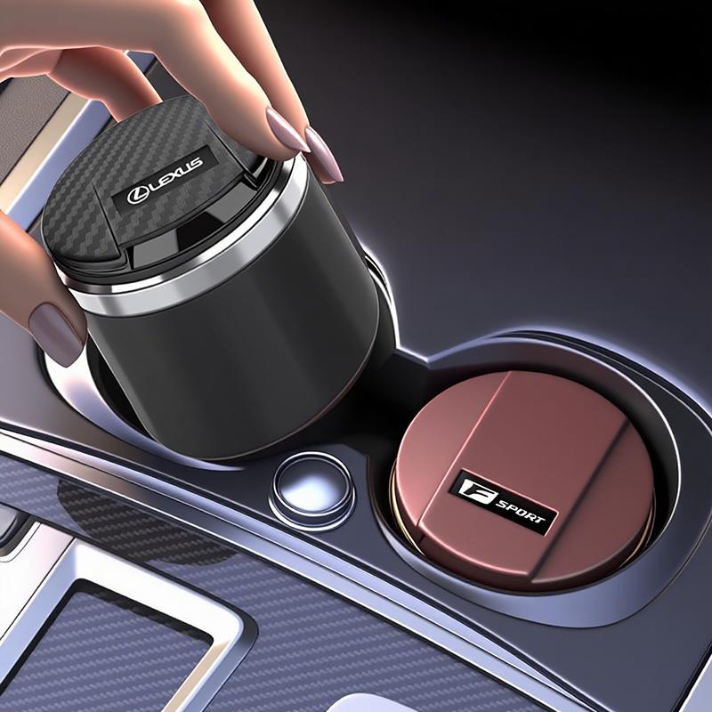 4 Colors Car Ashtray LED Interior Ceramic Ashtrays Accessories For Lexus F SPORT ES RX NX LS UX LM LX GX LC RZ IS CT GS RC HSFP2