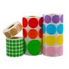 Hot Sale Custom Logo Holographic Adhesive Sticker Red Heat Transfer Label Roll Waterproof Coated Paper Promotion Small Grocery
