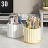 Rotating Makeup Brush Cup Holder Storage Box Organizer Multi-functional Desktop Eyebrow Pencil Makeup Brush Organizer Holder