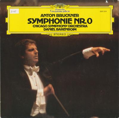 LP Запись АНТОН БРУКНЕР - ДАНИЭЛЬ БАРЕНБОЙМ,  - Симфония №. 0 2531319 DEUTSCHE GRAMMO 1981 Германия Классика Б/У