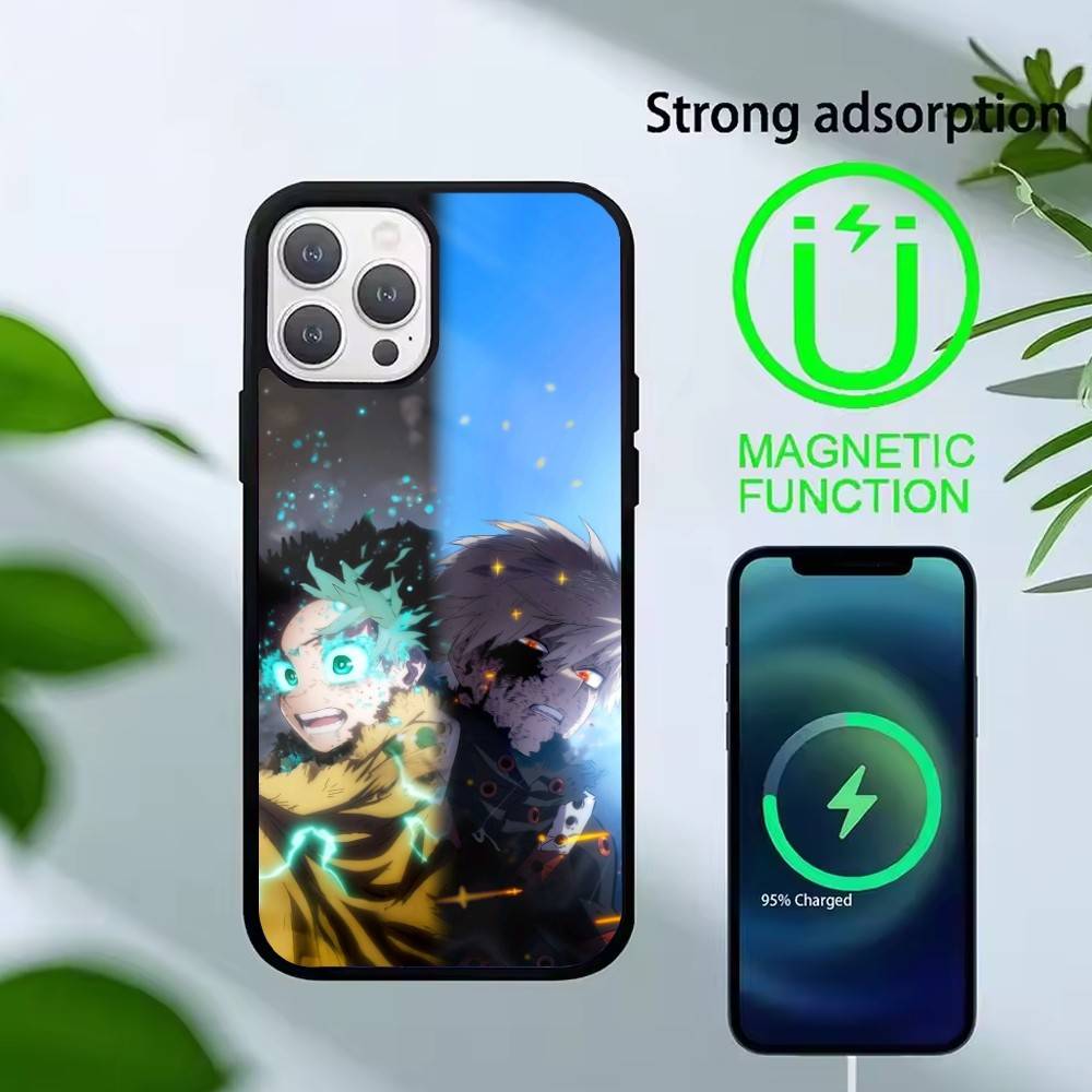 Чехол для телефона Katsuki Bakugo R-Hero Academia Для iPhone 14,16,15,13,17,12,Plus,Pro,Max Магнитный Для Magsafe Матовый Чехол