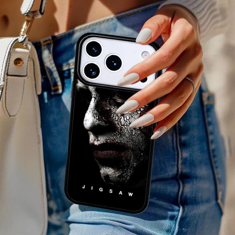 Jigsaw Saw soft Phone Case For iPhone 17 Air 14 15 13 12 Max Cover For Apple 14 15 16 16e 11 Pro Max Plus
