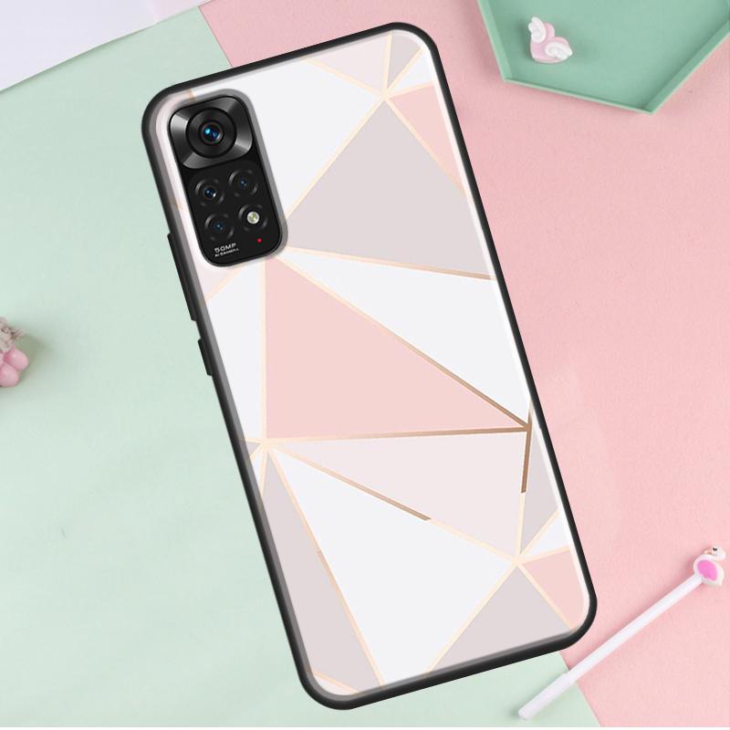 Love Rose Gold Style For Redmi Note 12 Pro Plus Cover For Redmi Note 10 8 9 11 Pro 12S 11S 10S 9S 9C 10C 12C Case