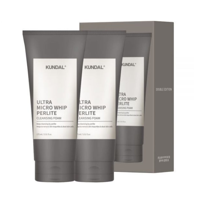 Kundal Ultra Micro Whip Очищающая пенка с перлитом 175 мл*1 шт./2 шт./3 шт.