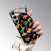 Чехол для телефона Samsung S26 S25 S24 S23 S22 S21 S20 A56 A36 A16 с 3D-рисунком персонажа, 2D, защитная крышка из гальванизированного стекла