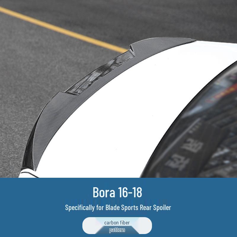 Volkswagen Bora 16-18 Rear Spoiler: Easy Install, No Drill, Painted Air Deflector