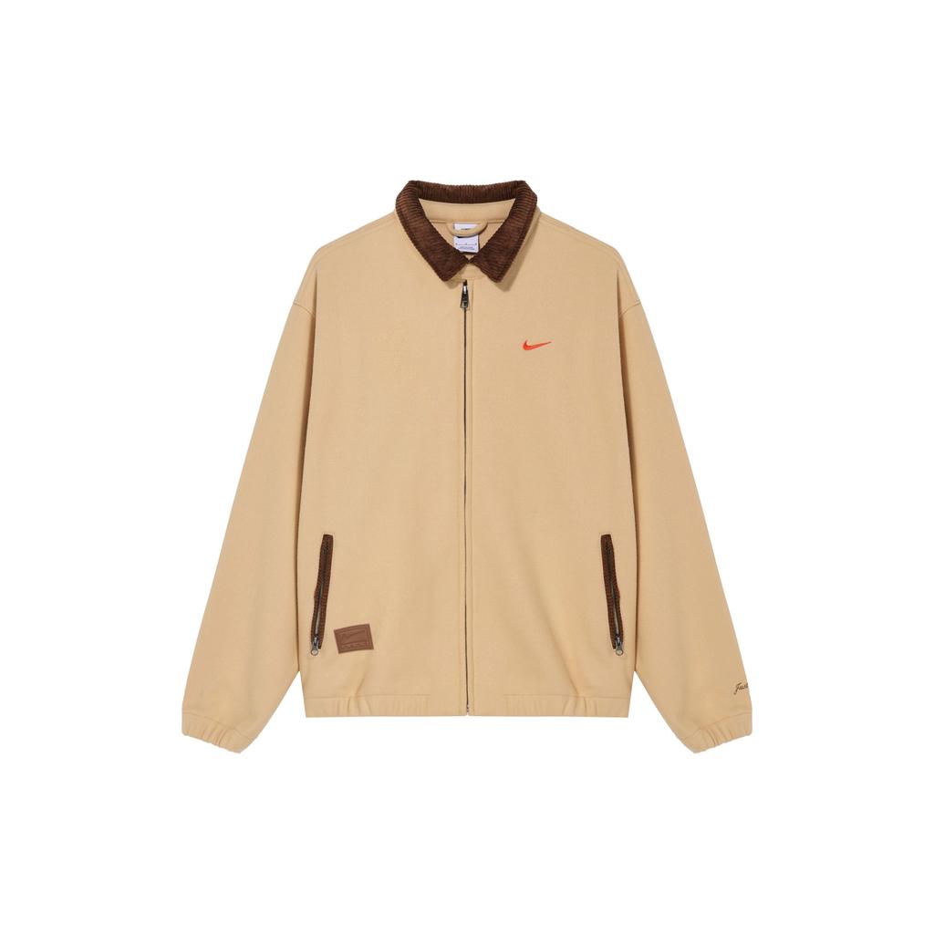 Nike Тканая Ретро Американская Ветрозащитная Теплая Уличная Свободная Рабочая Куртка Вельветовая Куртка Мужская Хаки HQ4744233