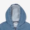 [fila Kids] Denim Hoodie Zip Up  Fk2ftf1106x Dem  q0zFk2ftf1106xDem