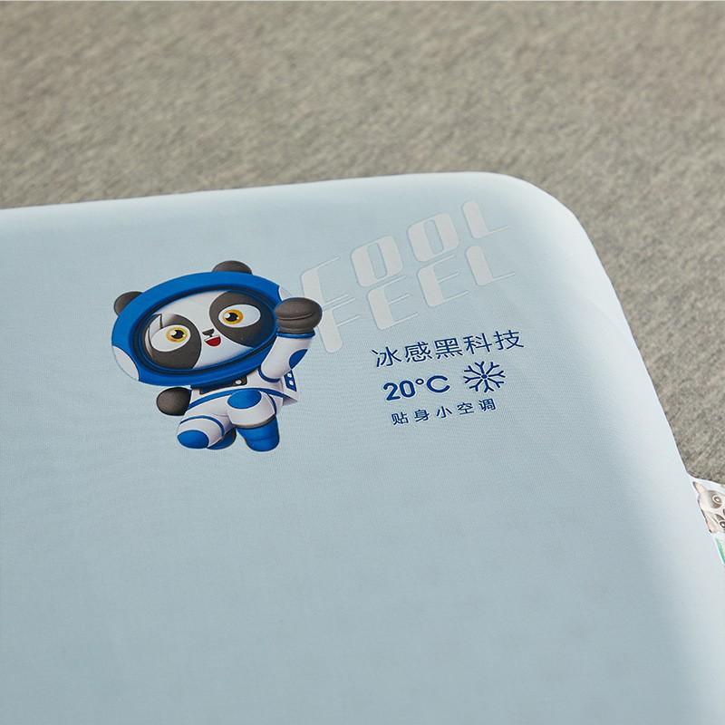 Cooling Natural Latex Pillow Kids Infants Hypoallergenic Orthopedic Support 50x30x5cm Breathable Sleep Aid