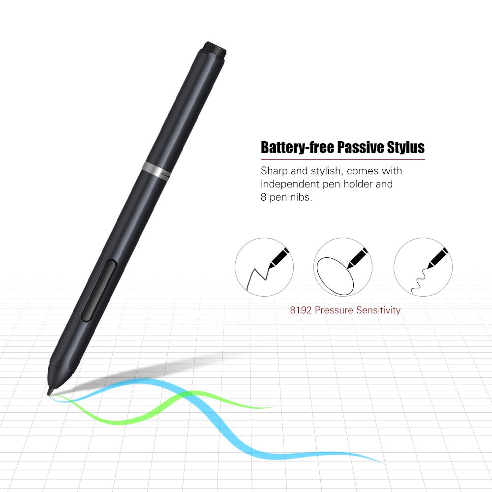 Графический планшет XP Pen Deco 01 10 * 6,25 дюймов с 8192 уровнями чувствительности к нажатию, не требующий батареек