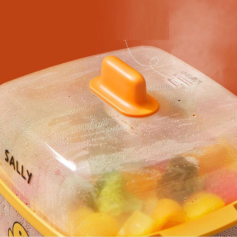 Электрическая пароварка, многофункциональная бытовая автоматическая пароварка с автоматическим отключением, маленькая емкость для приготовления овощей на пару, машина для завтрака