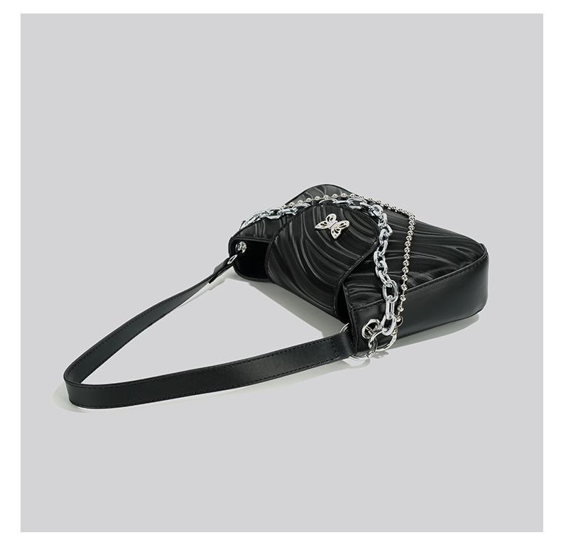 Трендовая женская сумка-багет подмышку 2025 года с высококачественной текстурой и нишевым дизайном