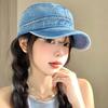 Кепка с плоским верхом, кепка-кадетка из денима, корейская бейсболка, для пеших прогулок