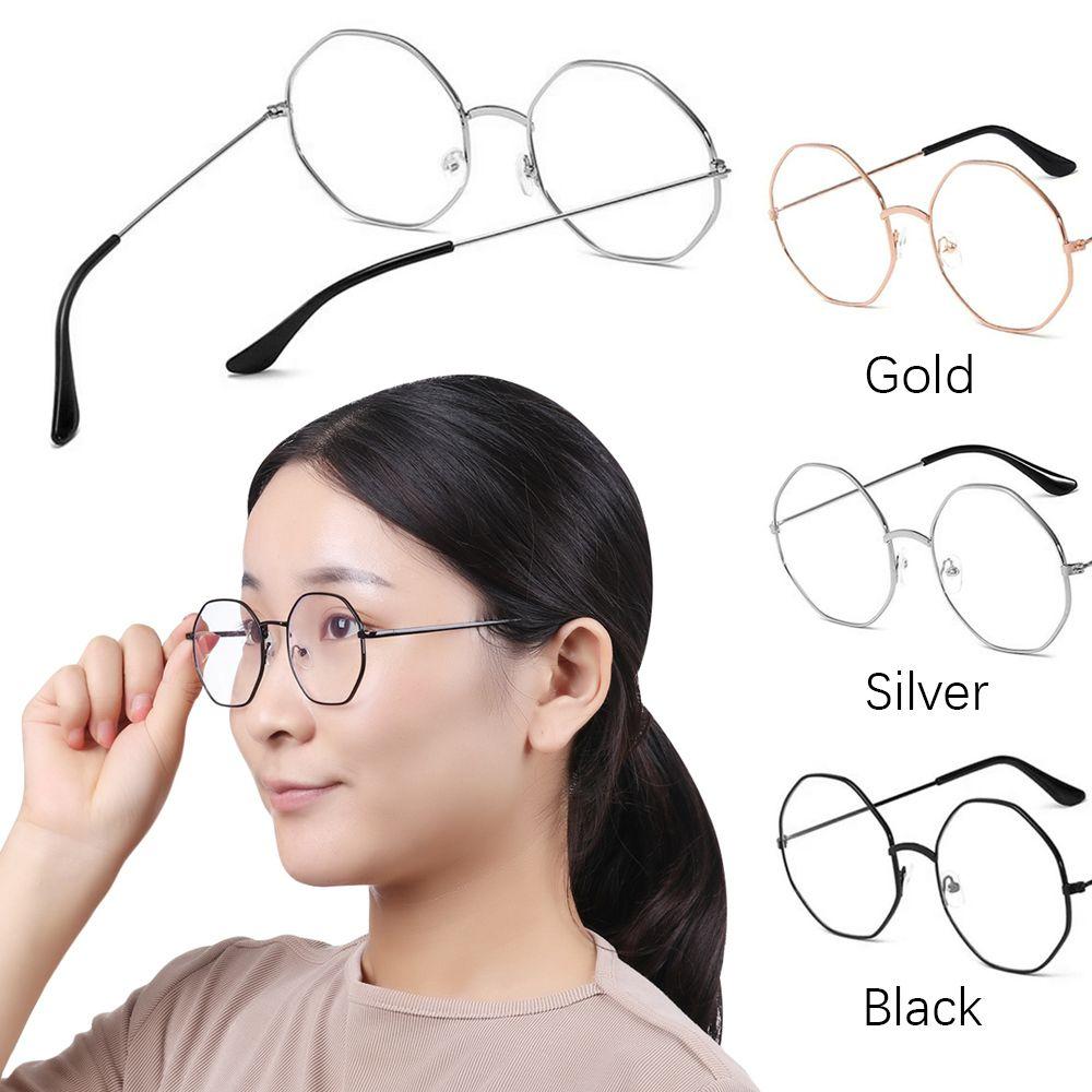 Retro Anti Blue light Metal Anti-blue Glasses Eyeglasses Eye wear Vision Care