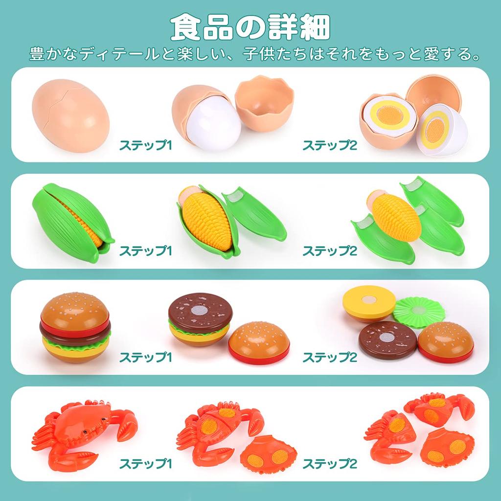 KaeKid Play House Hamburger Kitchen Utensils поставляется с местом для хранения ролевых игр, резки, обучающей кухонной утвари, Play House Birthday Christmas Baby