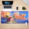 Boy Anime Leather Mouse Pad Dragon Ball Oversized Lock Edge Gaming Desk Pad Cartoon Extra Long Wrist Brace NonSlip Keyboard Mat