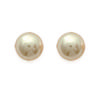 [D7266] - Ivory 'Pearl' Silver Earrings - 5 Mm