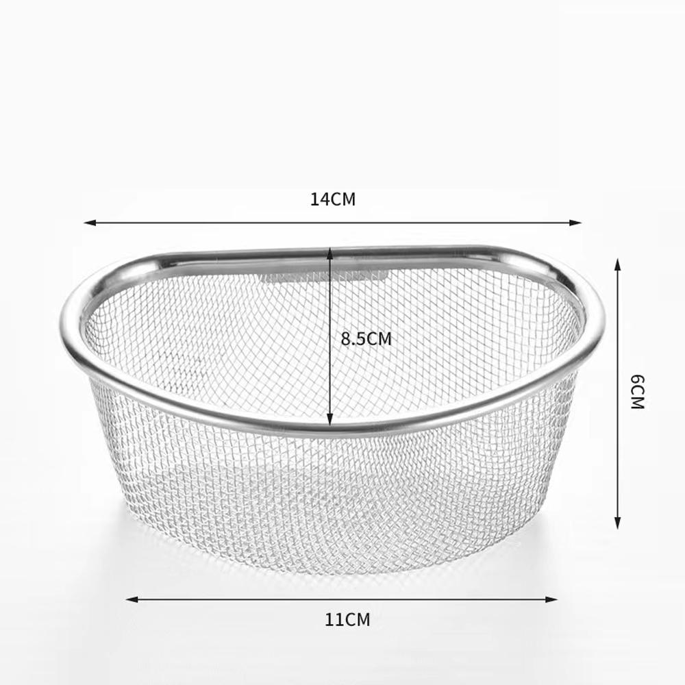 Кухонная раковина Нержавеющая сталь Сетчатая корзина для сбора пищевых отходов Можно мыть в посудомоечной машине Кухонный инструмент для слива и ополаскивания