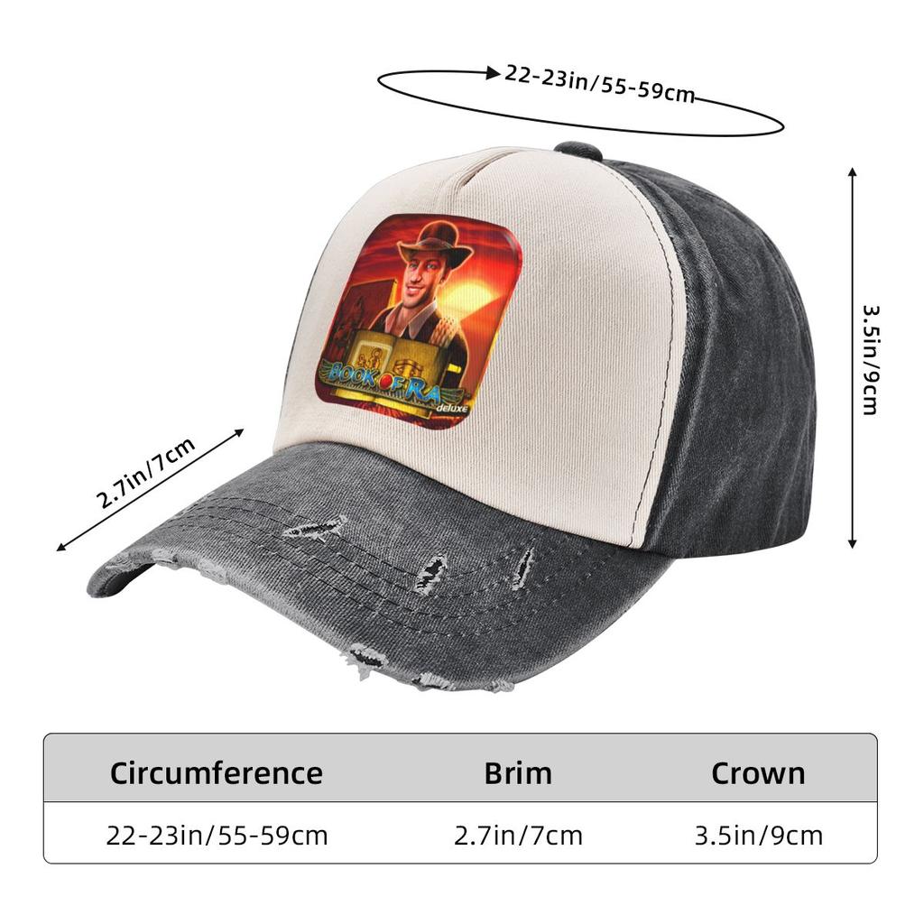 Book Of Ra Outfits Unisex Baseball Caps Distressed Washed Caps Hat Classic Outdoor Workouts Gift Headwear