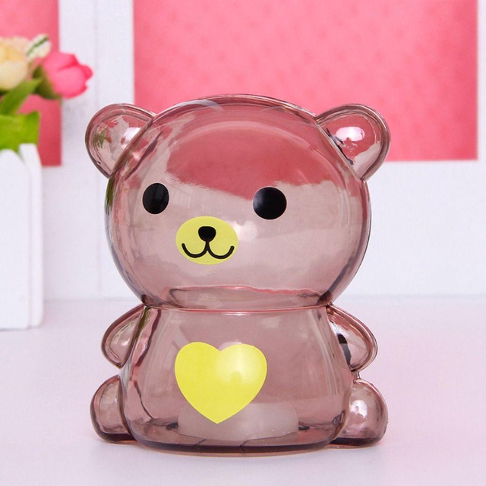 Kindergarten Home Decor Manage Funds Bear Piggy Bank Cartoon Saving Box Kids Toys Birthday Gifts