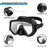 Snorkeling Set: Wide-View Mask & Semi-Dry Breathing Tube - Silicone Diving Goggles 2-Piece Kit