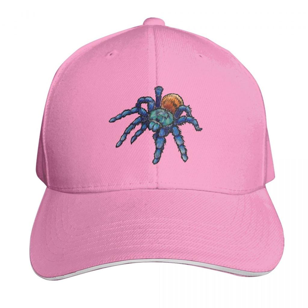 Greenbottle Blue Tarantula with Black Outline Baseball Cap Vintage Big Size Hat Luxury Unisex Hat summer hat Women Unisexs
