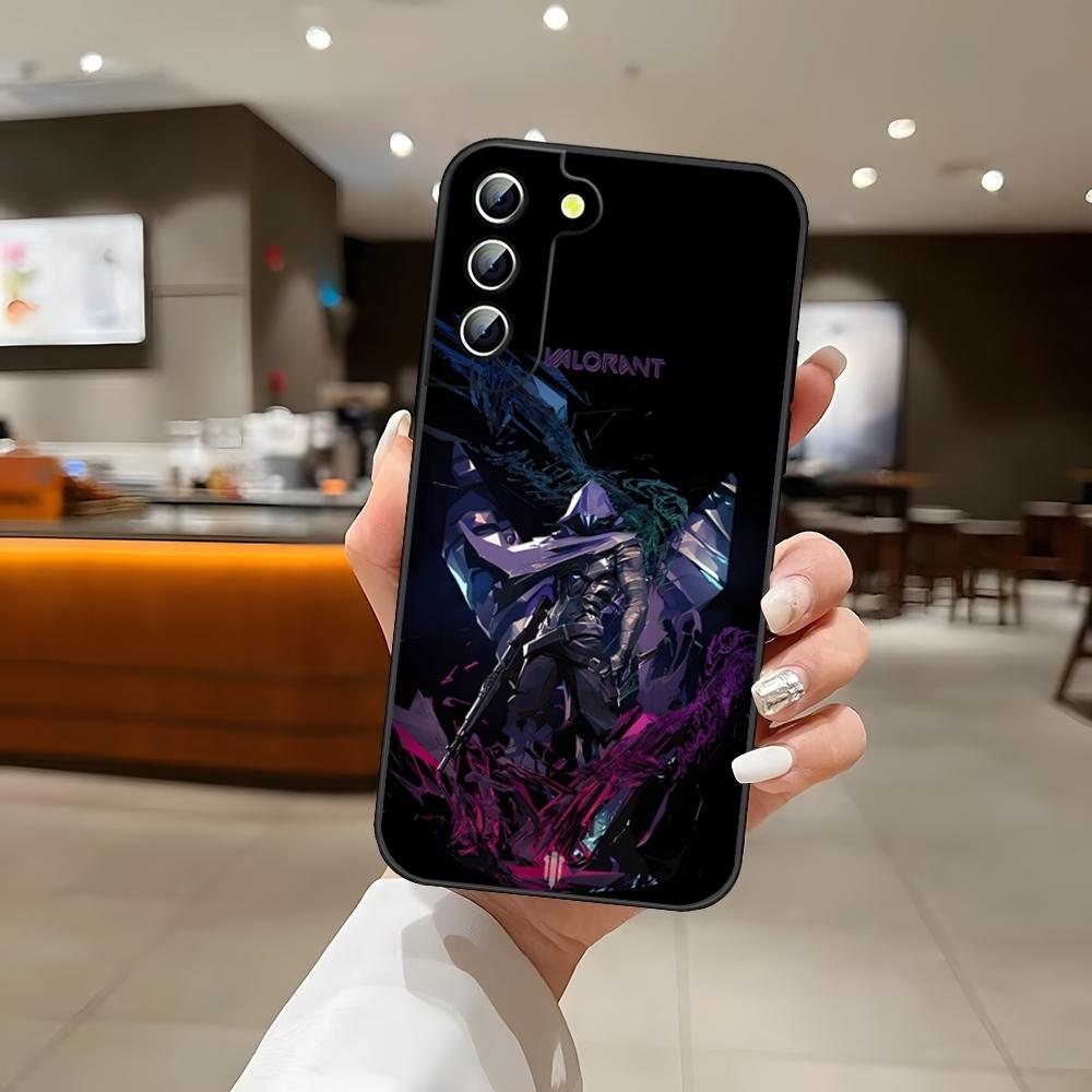Чехол для телефона Omen V-ValorantS для S25 Samsung S24 Ultra S22 S23 S20 Fe S21 Plus A54 A34 A16 A53 Задняя крышка
