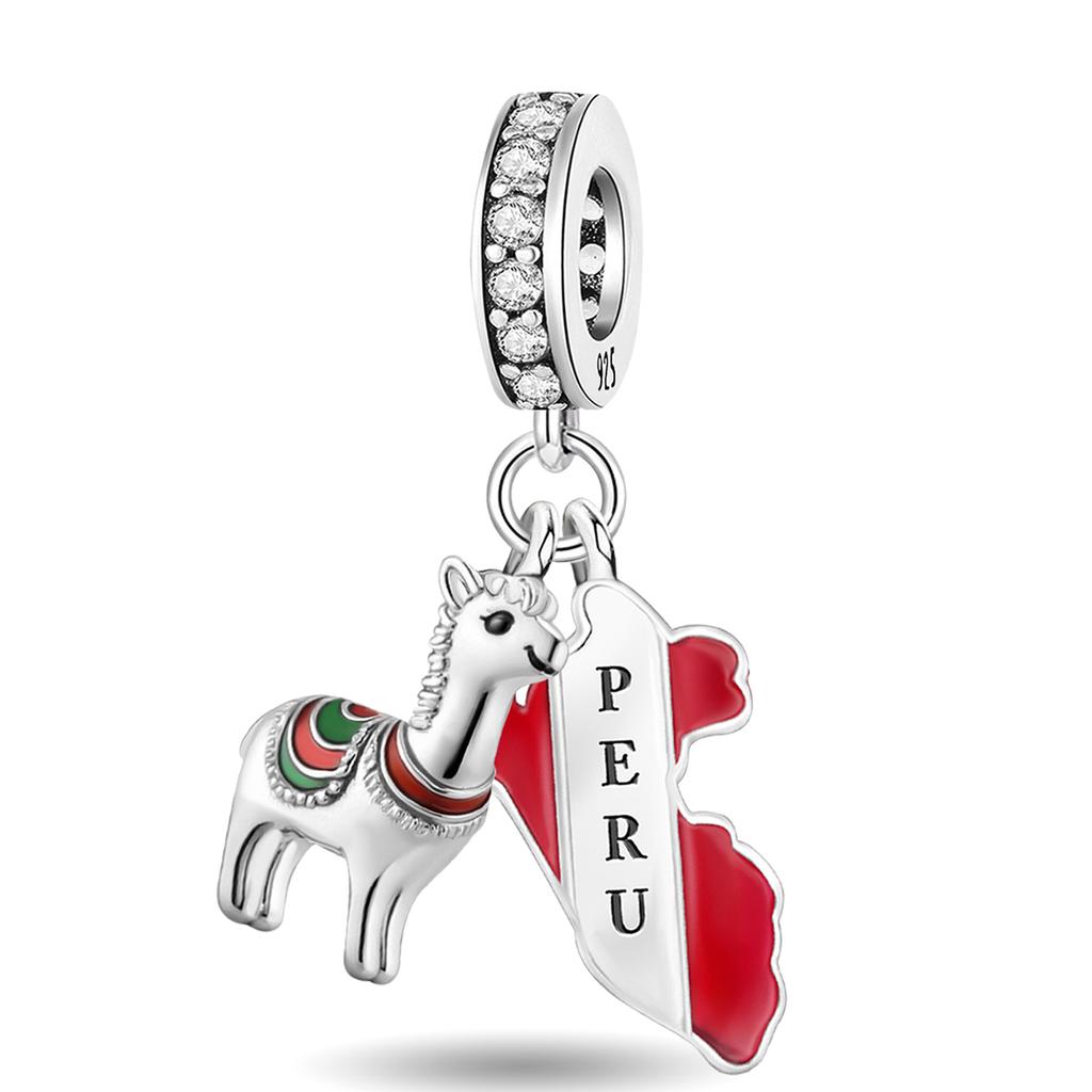 Медная мельница Колумбия Бразилия Разные страны Шармы Бусины Подходят для оригинальных браслетов Pan Браслеты Браслеты Изысканные ювелирные изделия Подарок