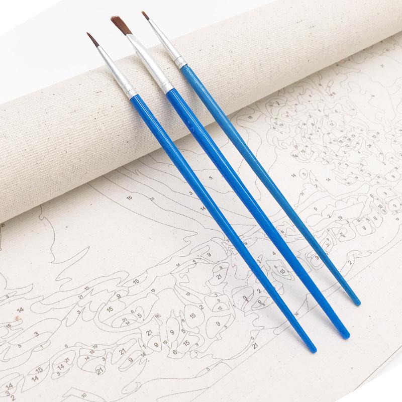 Романтический город Ночь DIY Картина по номерам Абстрактная картина Современная настенная живопись на холсте Подарок