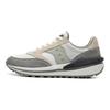 SAUCONY Jazz Renew Сетка Нейлон Спортивные Удобные Износостойкие Дышащие Низкие Повседневные Кроссовки Унисекс Белый Серый S79040-2