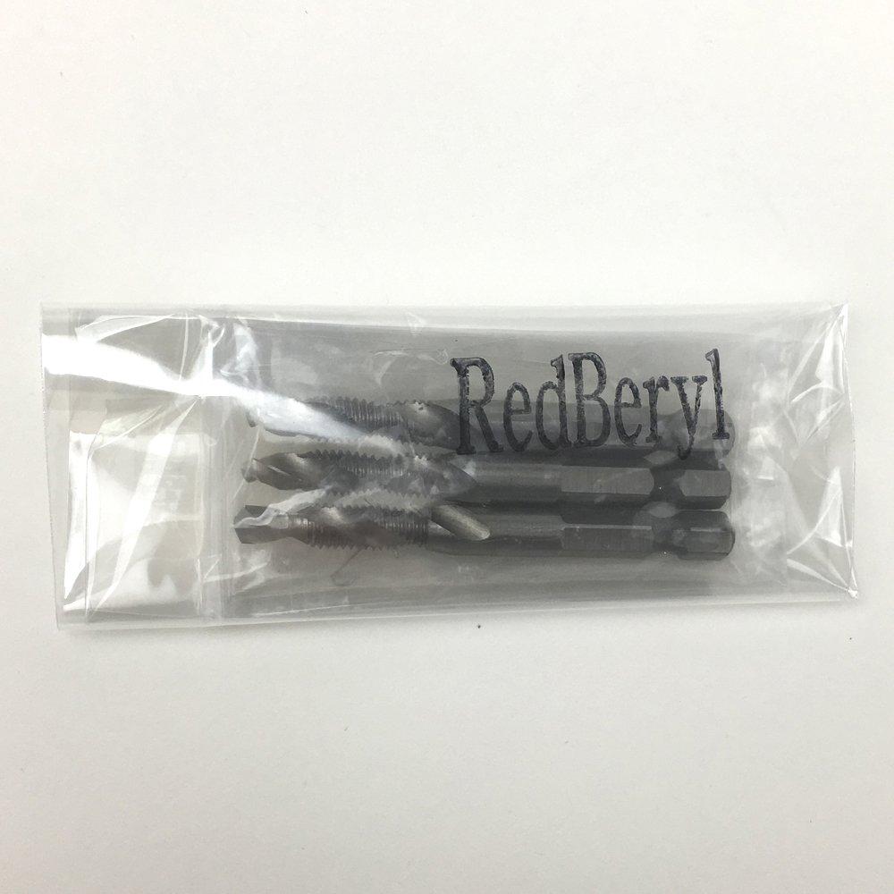 Набор метчиков и сверл RedBeryl M3, M4, M5, M6, M8, M10 (M6, 3 штуки)