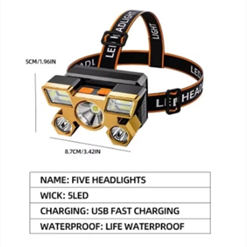 Powerful Rechargeable Head Flashlight for Fishing Led Headlamp Nitecore Camping Headlights Hunting Torch Hiking Front Lanterns