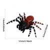 Искусственный паук, украшение на Хэллоуин, реалистичная гигантская модель паука с белым коленом, имитация пластикового паука, игрушки для розыгрышей, развивающие обучающие игрушки