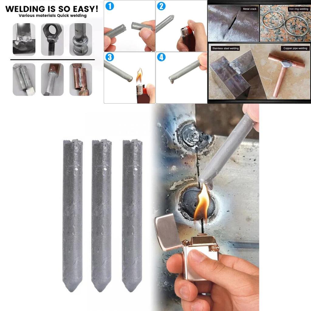 Низкотемпературный универсальный сварочный пруток для бытового использования, подходит для легкой меди, железа, алюминия, нержавеющей стали, пластиковой арматуры.