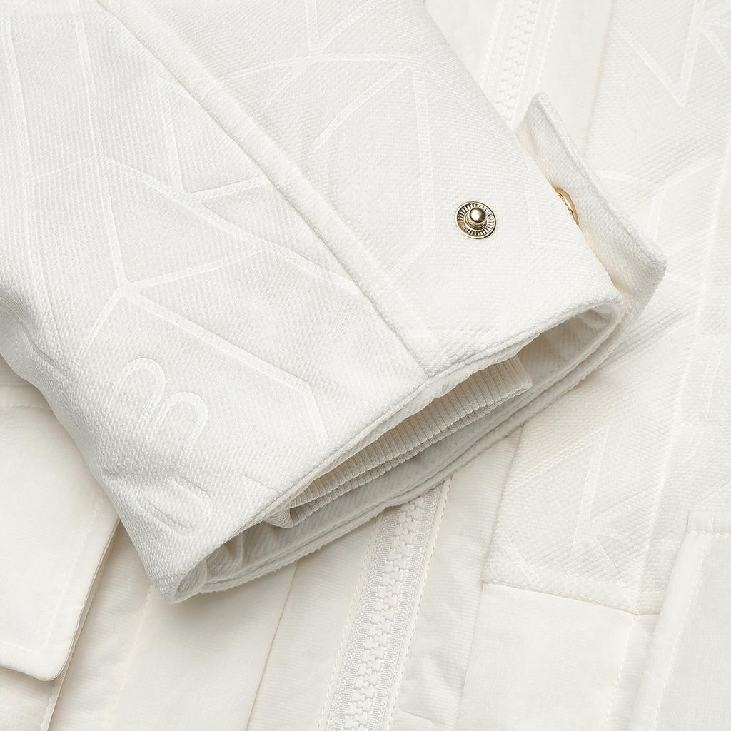 Новые пуховики FILA Женские Цвет Мороженое Белый F11W344905F-IV