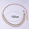 Adjustable Body Link Belts Multilayer Decorative Belt Waistband Waist Chain Belt  for Jeans Dress
