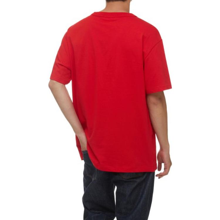 Puma Coca-Cola Collaboration Graphic Print Crew Neck T-Shirt Men Tops Red 536159-94