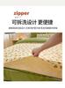 Sleeping grid printed washed cotton, removable and washable soybean fiber quilt core, winter quilt, spring and autumn quilt