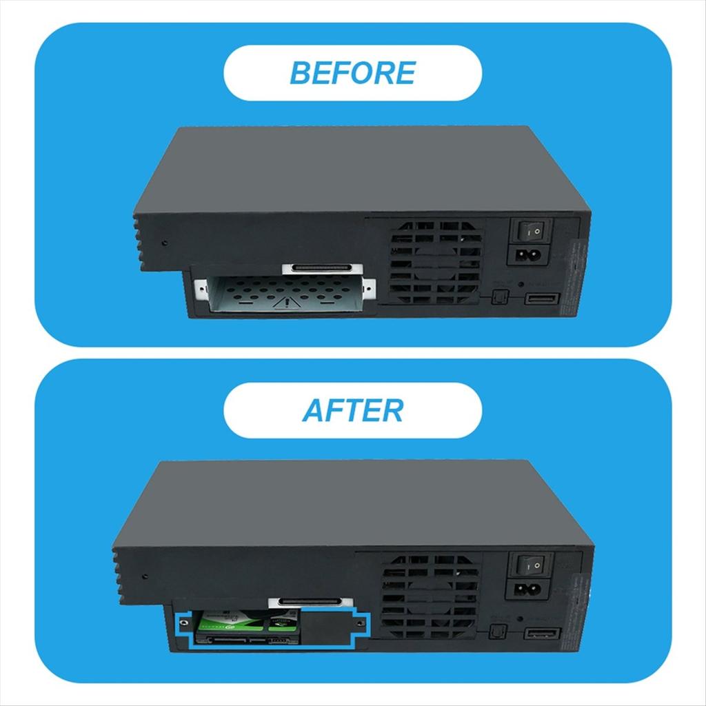 Улучшенный кронштейн для 2,5-дюймового жесткого диска HDD SSD с винтами для 2 игровых приставок PS2 SCPH-30000 и SCPH-50000 Fat