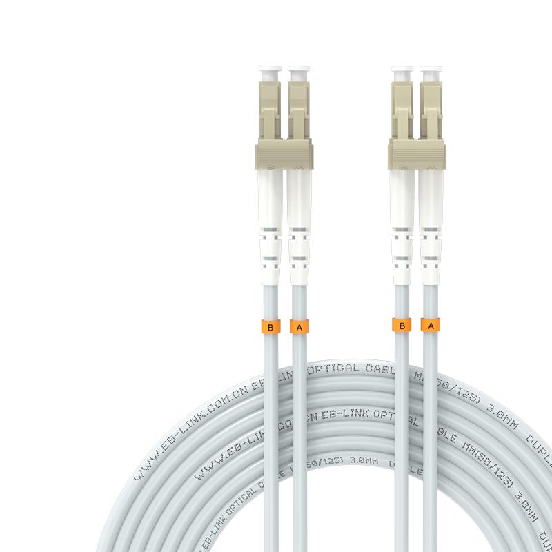 EB-LINK Armored LC-LC OM2 Duplex Fiber Optic Patch Cable