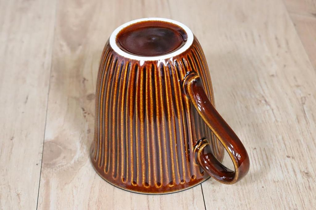 [Amazon.co.jp Exclusive] [Commercial Use Set] Brown Mugs, 10-Piece Set (Size: H8.8 X W12 X D9)