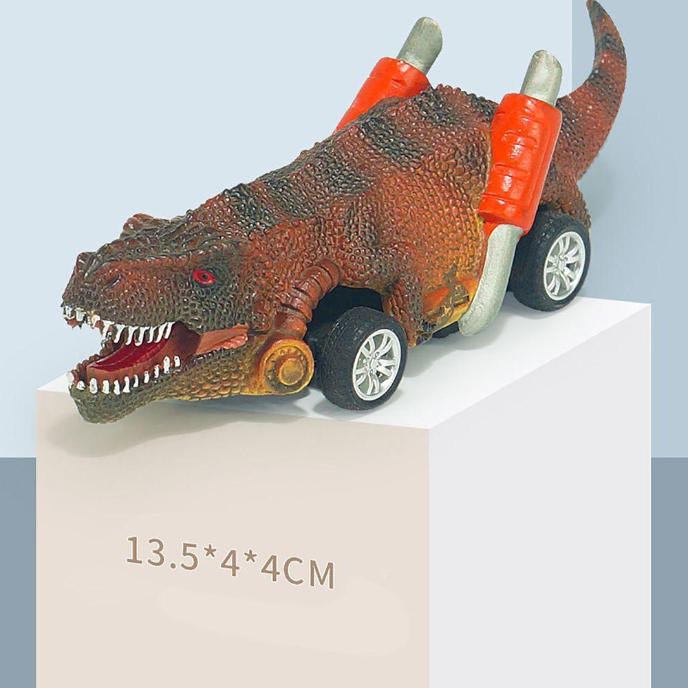 T-Rex Dinosaur Model Toys Four Wheel Pull Back Dinosaur Model Dino Toy Pull Back Car Dinosaur Toy