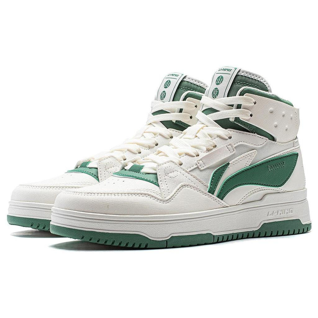 Li Ning Mountain Range 2.0 повседневные универсальные толстые подошвы, увеличивающие рост, нескользящие, износостойкие, высокие, для скейтбординга, женские кроссовки AGCT346-3