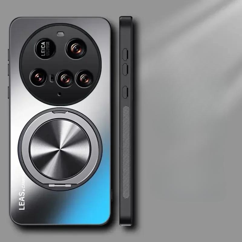 Для Xiaomi 15 Ultra AG Матовый Магнитный Чехол-Подставка для Телефона Для Xiaomi 15 Pro 14T 14 Ultra Ударопрочная Жесткая Задняя Крышка Бампер