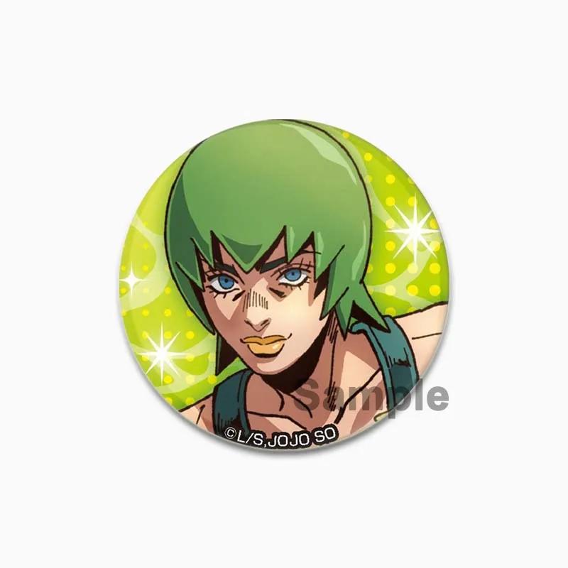 32/44/58 мм JoJo's Bizarre Adventure Значок для рюкзаков Круглые пластиковые эмалированные значки и броши Креативный значок в виде мультяшной фигурки Подарки