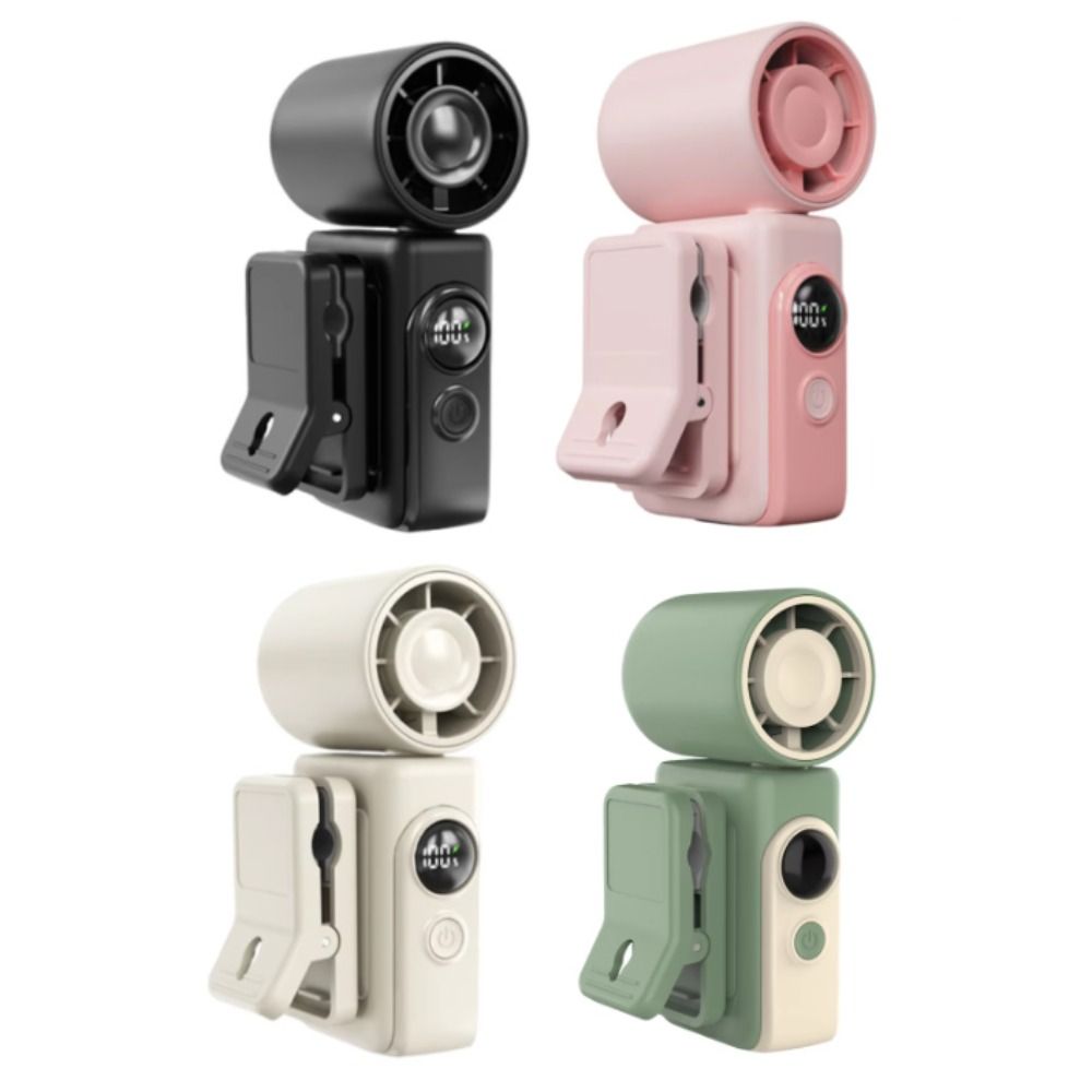 Turbo Speed Personal Cooling Fans LED Display USB Rechargeable Fan Cooling Mini Fan  Travel